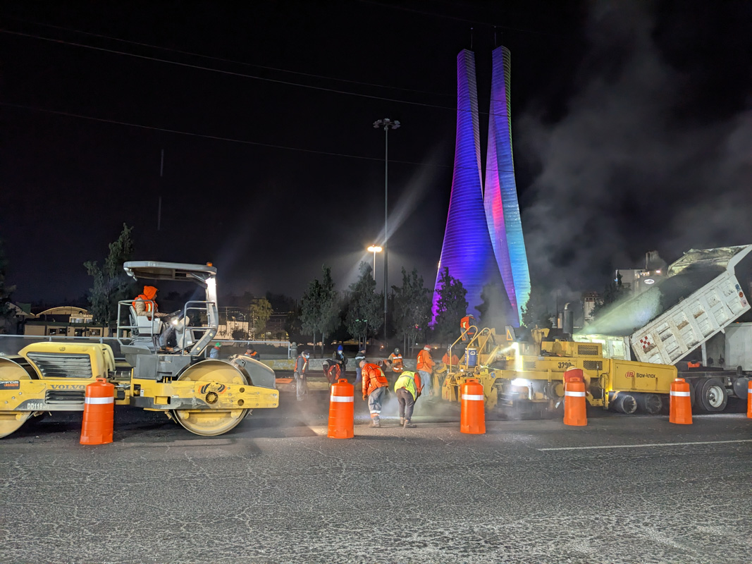 Capa de rodadura – Paseo Tollocan, Toluca